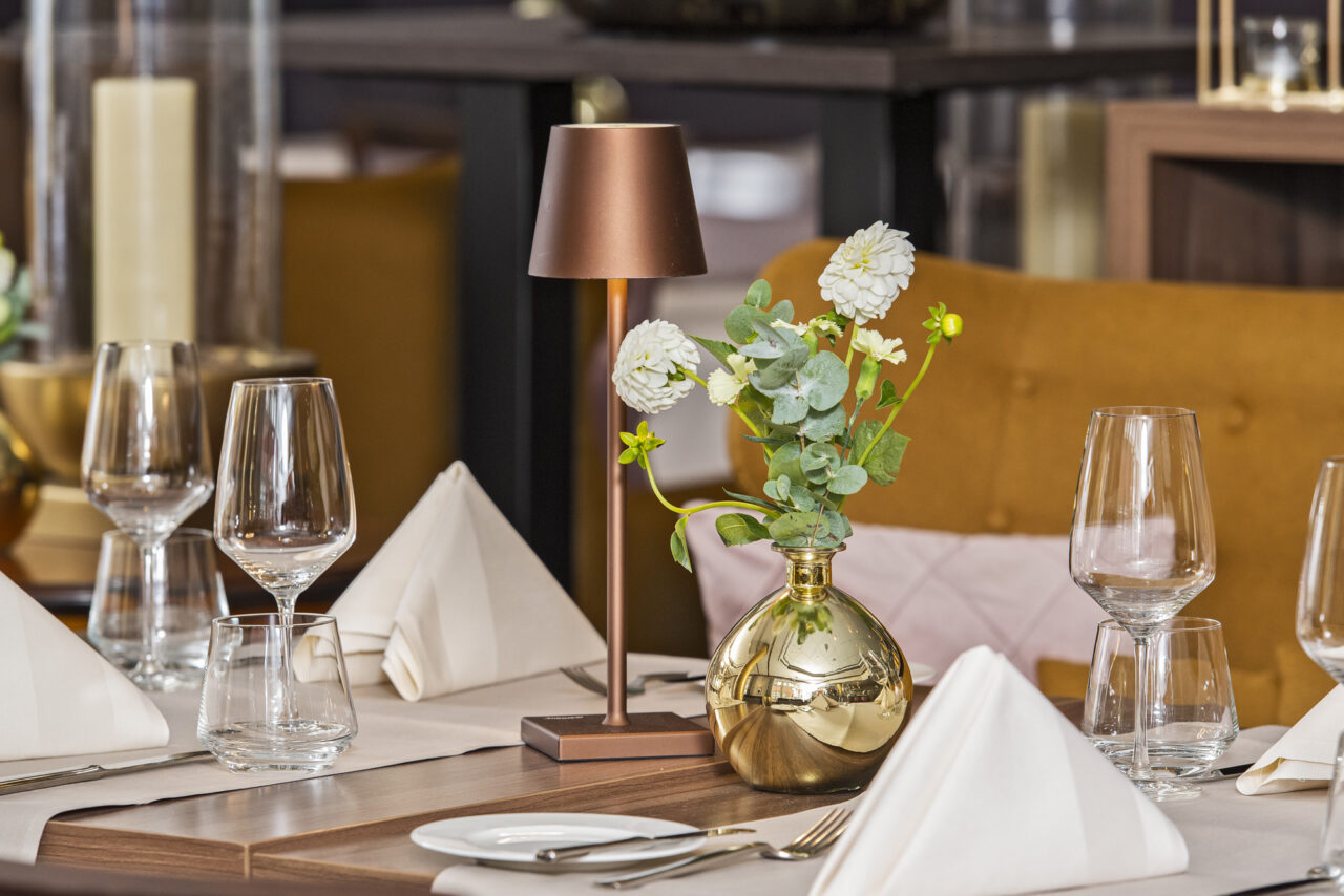 Deko "Engels in der Burg" Restaurant in Recklinghausen