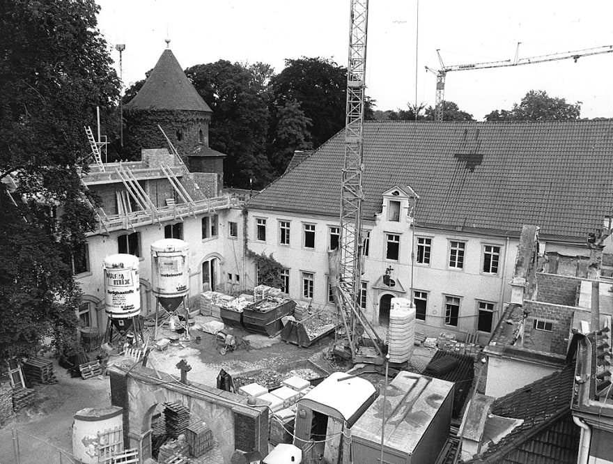 Umbau der Engelsburg Recklinghausen 1995 zum Parkhotel Engelsburg Romantikhotel Recklinghausen