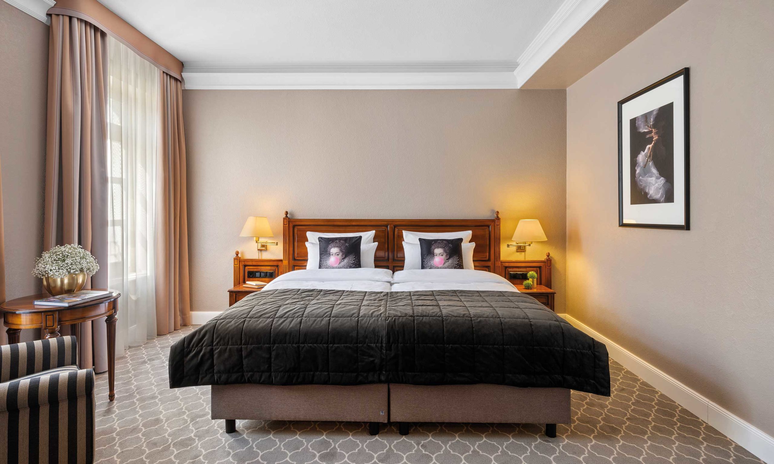 Hotel Doppelbett interior design parkhotel engelsburg classic zimmer besondere hotels für paare